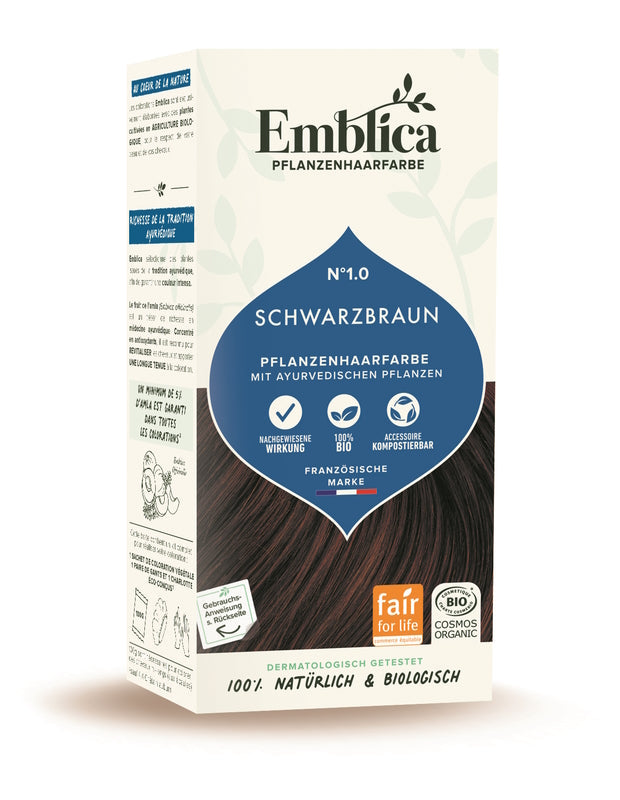 Emblica - PHF 1.0 Schwar-Braun - Natural Hair Color đżâ¨