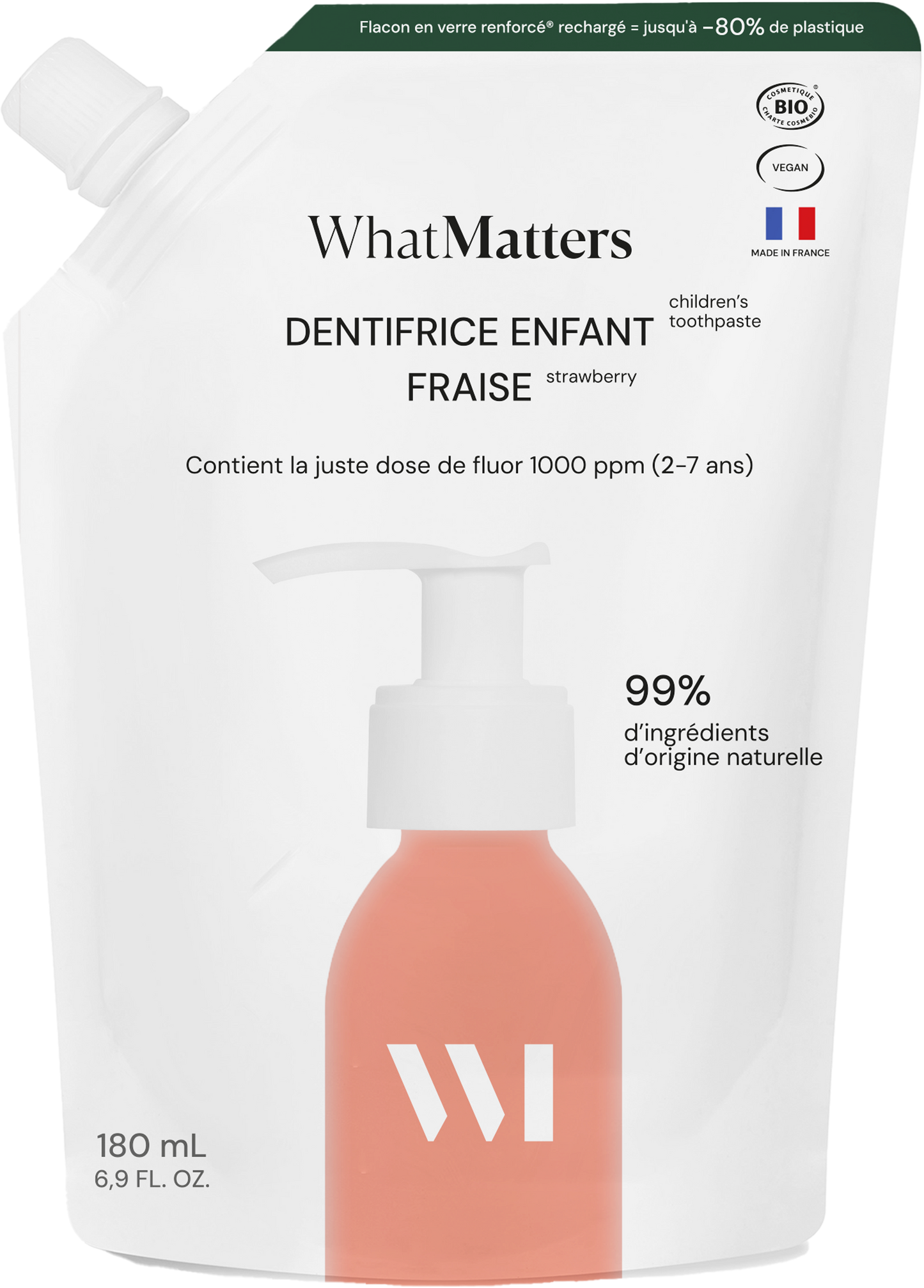 Eco-recharge Dentifrice Enfant 180mL