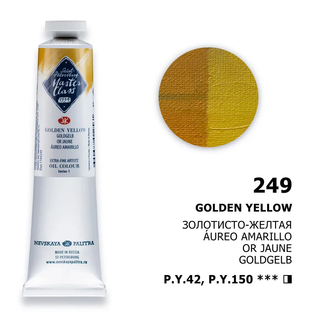 Nevskaya Palitra Master Class Ölfarbe Goldgelb 249 (46ml)