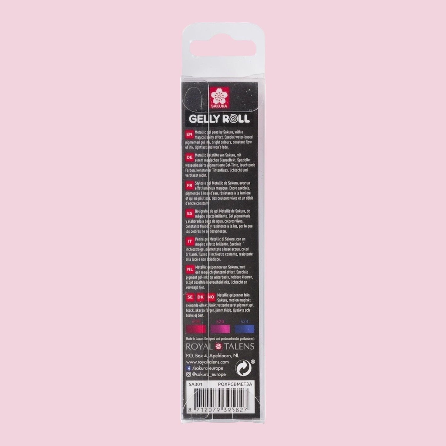 Sakura Gelly Roll Metallic – Set mit 3 Farben