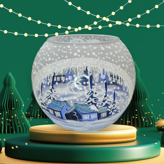 Goleo Teelichtlampe - Winterabend