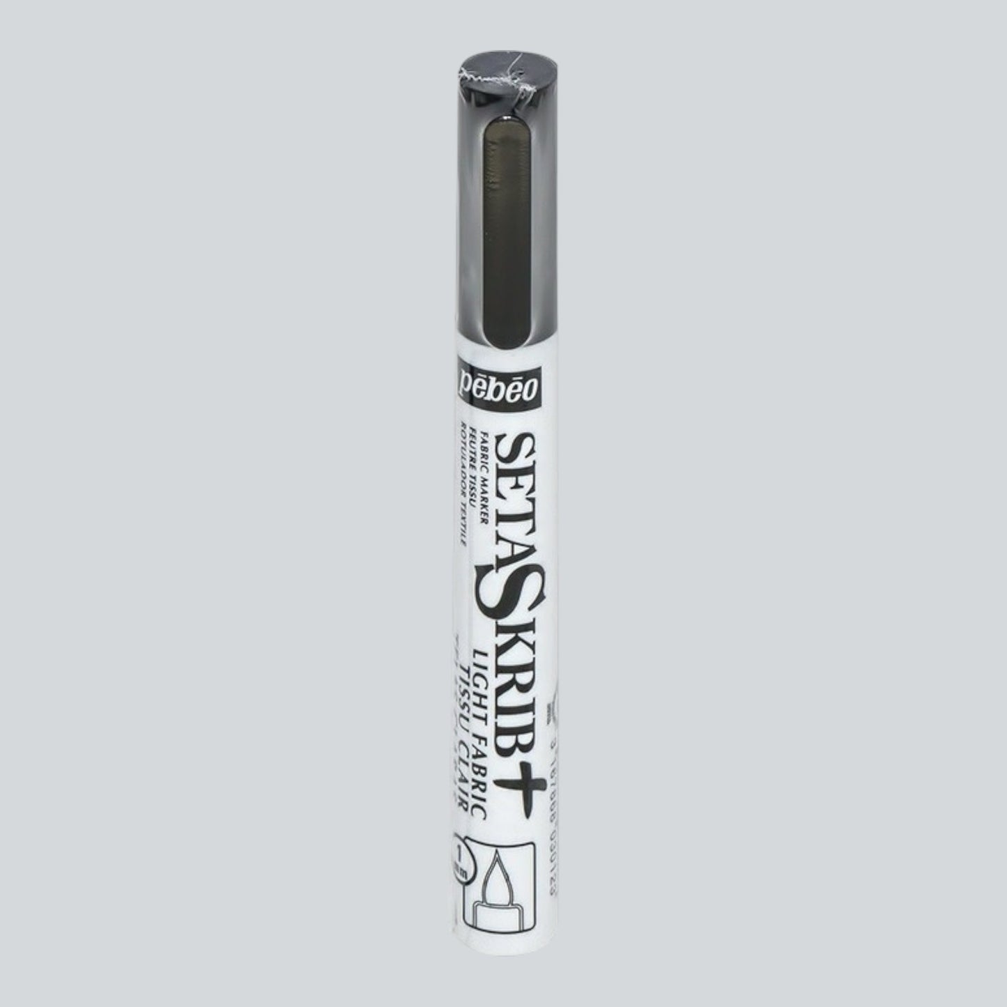 Pébéo SetaSkrib+ Stoffmalstift – Grau , für helle Stoffe