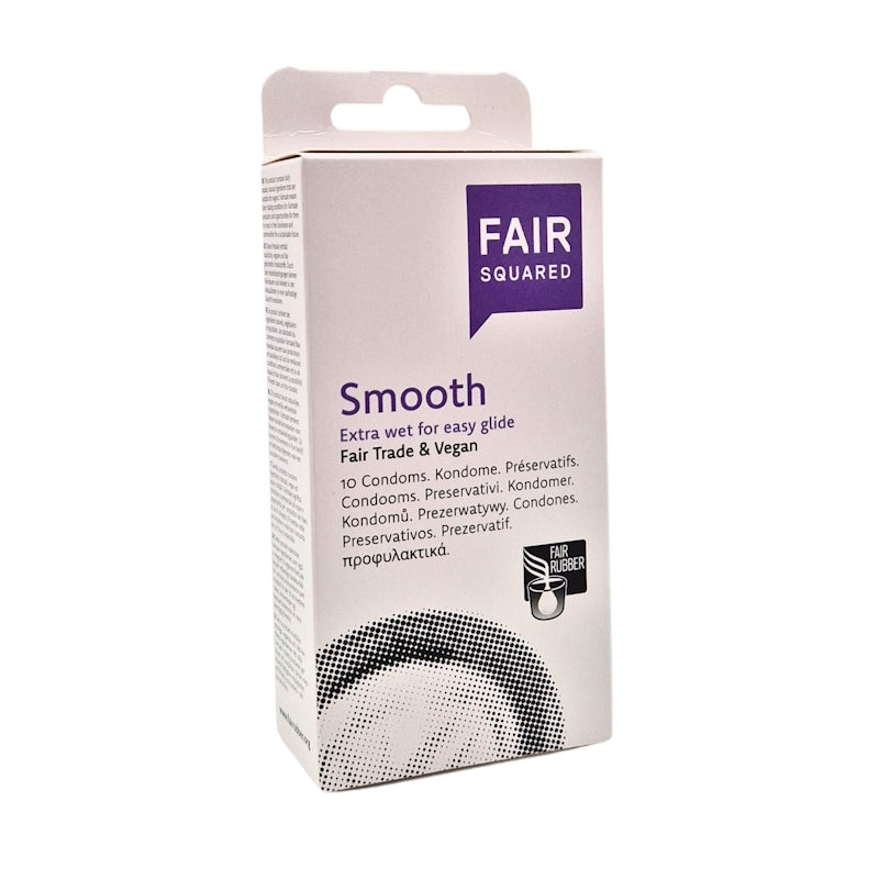 FAIR SQUARED - Smooth Condoms - Extra Wet & Vegan 🌿💧