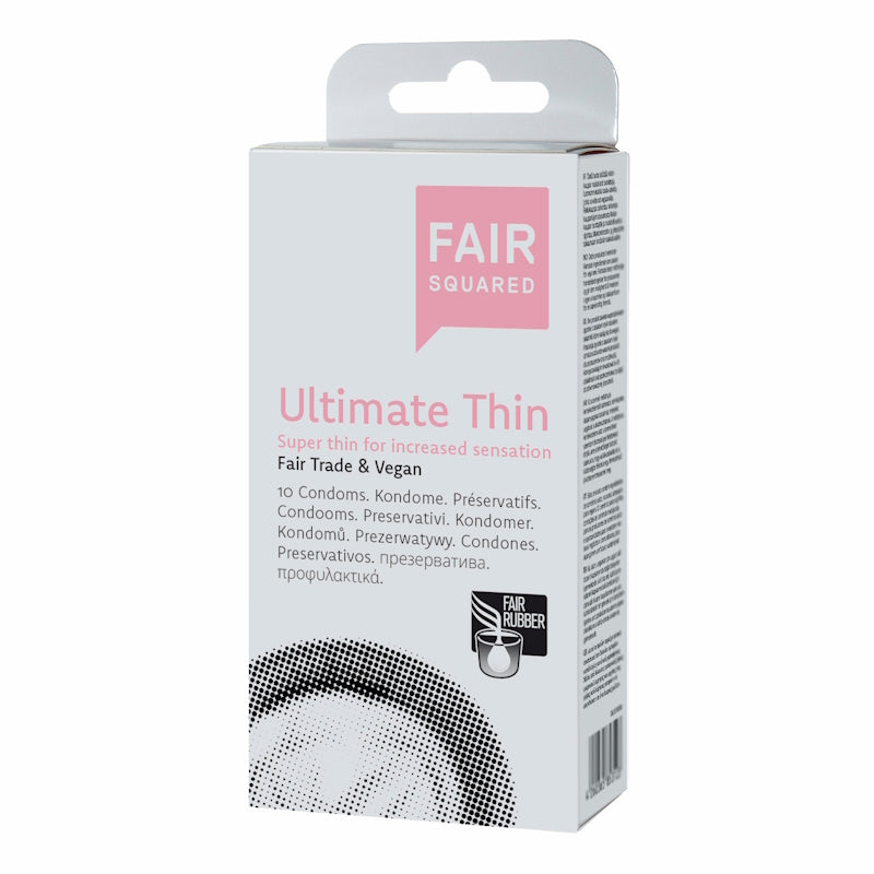 FAIR SQUARED - Ultimate Thin Condoms - Ultra-thin and Vegan 🌿💖