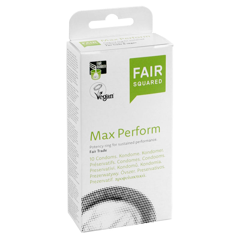 FAIR SQUARED - Max Perform Condoms - Ultimate Protection 🌿💪