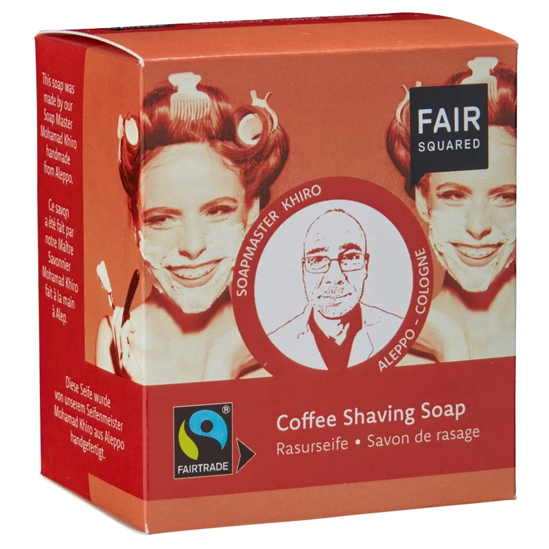 FAIR SQUARED - Coffee Shaving Soap - Smooth Shave 🌱✨