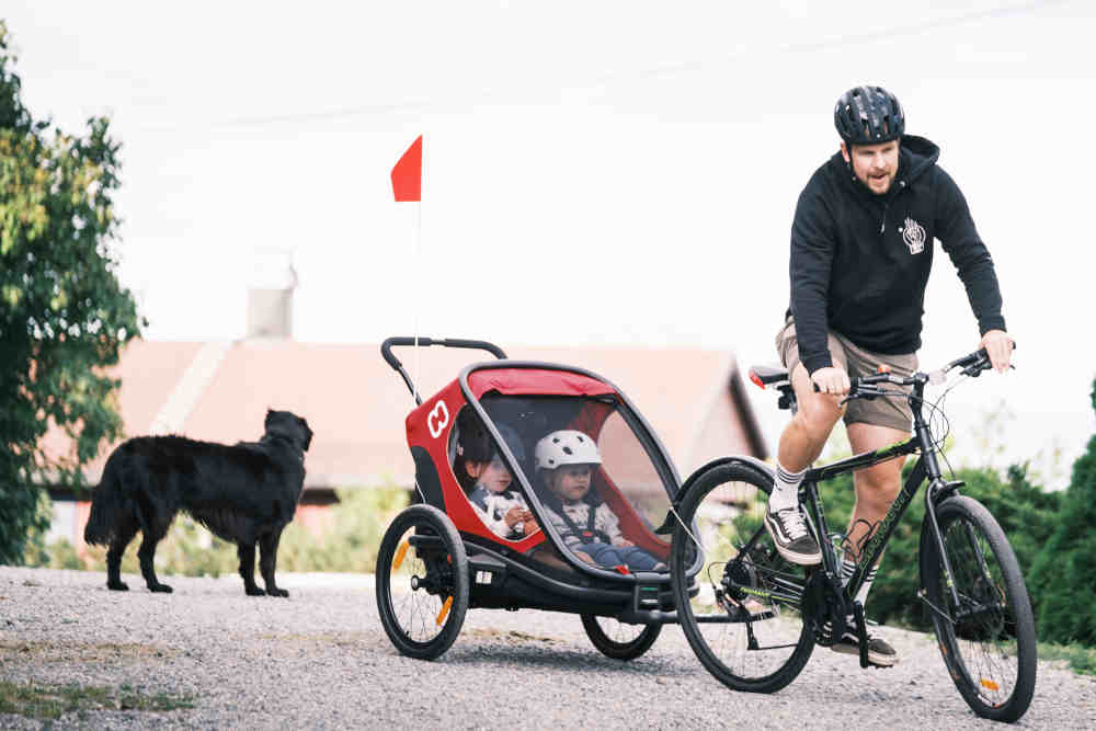 HAMAX - Outback 2-in-1 Bike Trailer - Adventure Ready! 🚴♀️👨👩👦