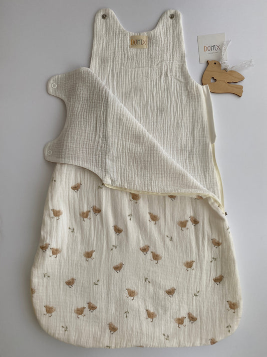Muslin baby sleeping bag
