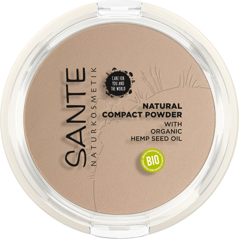Sante - Natural Compact Powder 02 Neutral Beige - Vegan & Gluten-Free đżâ¨