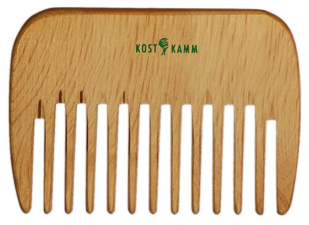 Kostkamm - Wooden Extra-Wide Tooth Comb - Vegan Friendly đżâ¨