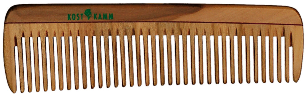 Kostkamm - Wooden Pocket Comb 14cm - Natural & Vegan đż