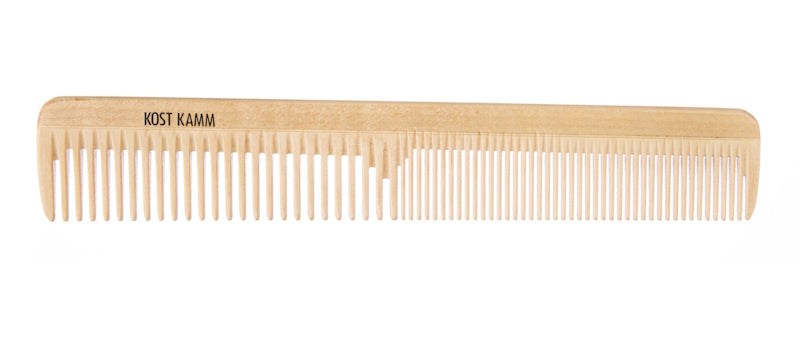 Kostkamm - Hair Comb Medium Fine 19cm - Vegan & Eco-friendly 🌿🌍