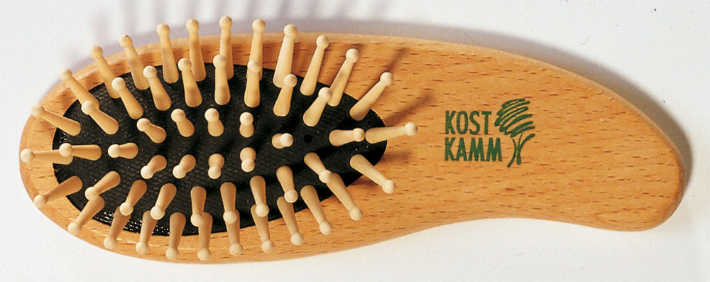 Kostkamm - Wooden Dolphin Hairbrush - Gentle Care for Your Hair 🌿✨