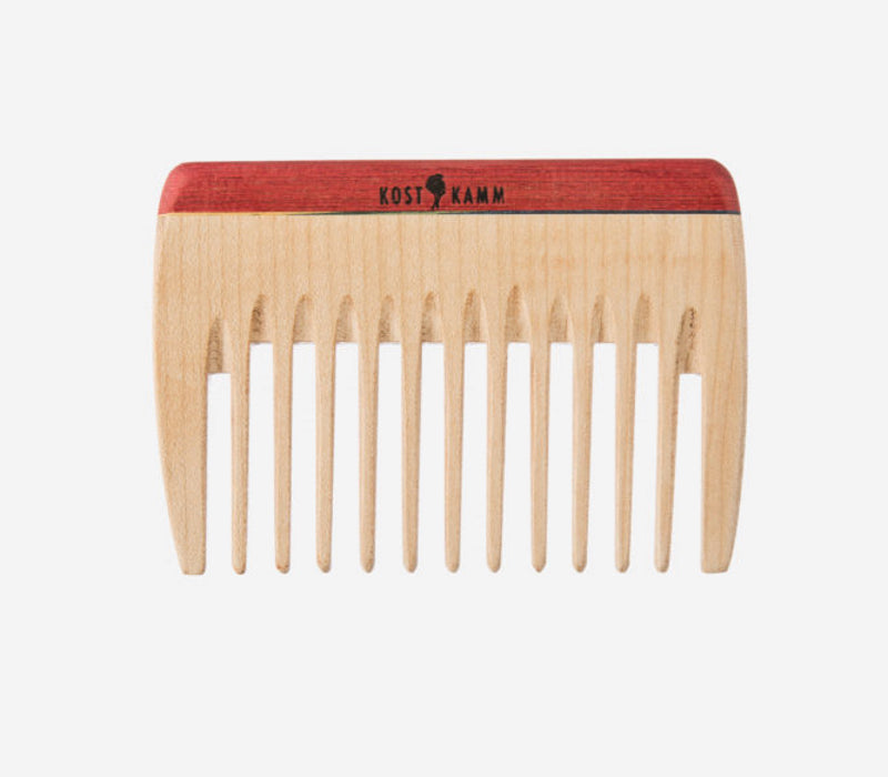 Kostkamm - Wooden Extra-Wide Tooth Comb - Natural Hair Care Essential 🌿
