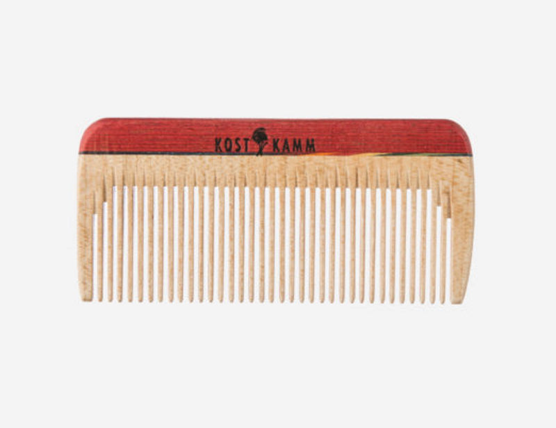 Kostkamm - Mini Wooden Pocket Comb - Vibrant 8cm 🌈