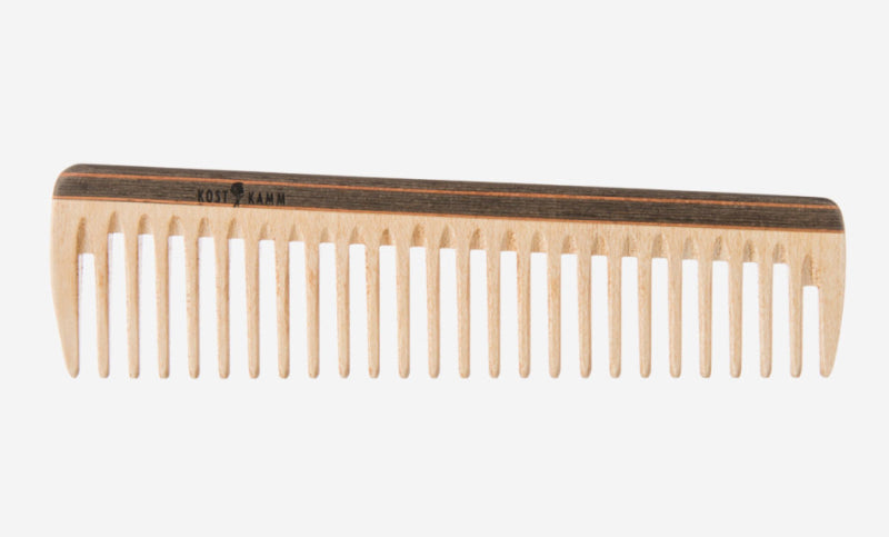 Kostkamm - Wooden Hair Comb - Extra Wide & Colorful 🌈🌳