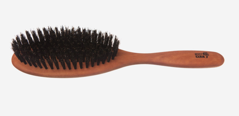 Kostkamm - Pearwood Boar Bristle Hair Brush - Luxurious Natural Care 🪒✨