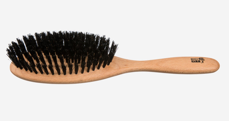 Kostkamm - Wild Boar Bristle Hairbrush - Natural Beauty Essentials 🌿✨