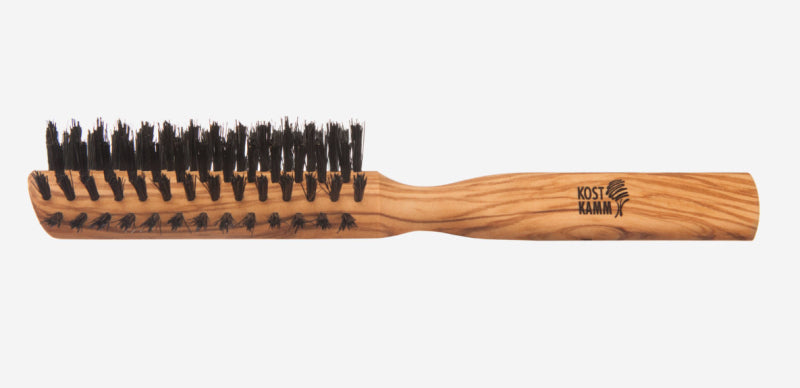 Kostkamm - Olive Wood Hairbrush - Half-Round Perfection 🌿✨