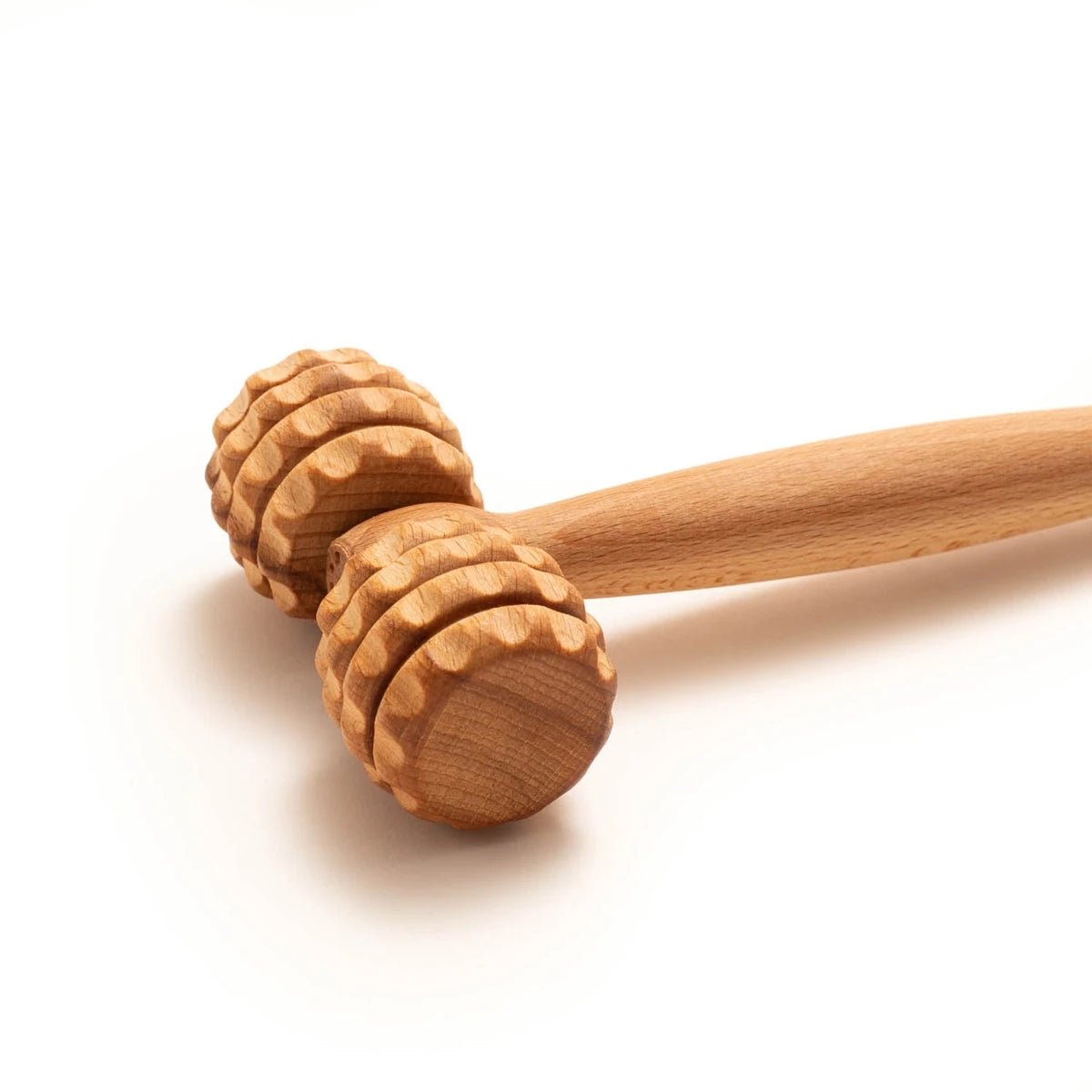 T-Gesichtsmassager mit zwei gezahnten Scheiben