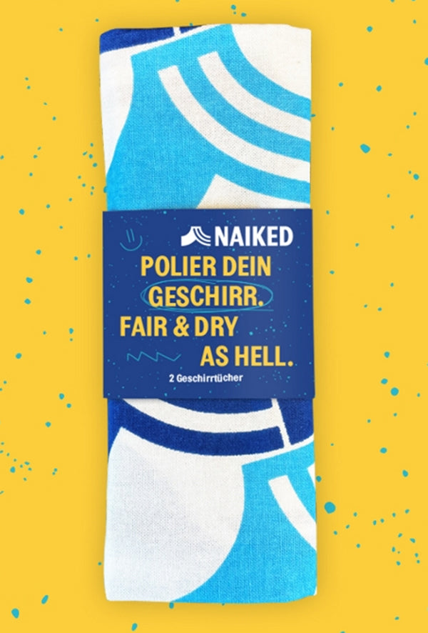Naiked - Kitchen Towels Set - Sustainable & Chic for Your Home 🍽️🌼