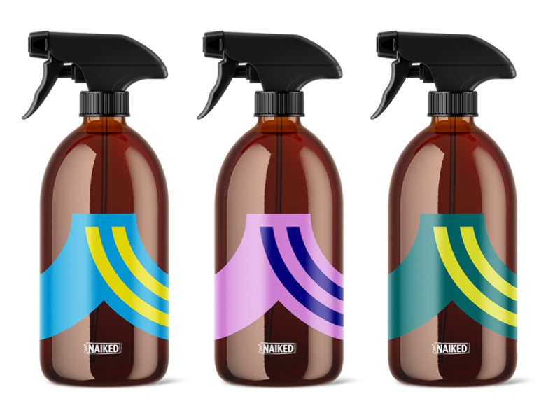 Naiked - Recycled PET Spray Bottles - Eco-Friendly & Stylish Designs đđ§