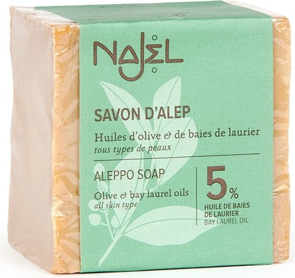Najel - Aleppo Soap with 5% Laurel Oil - Natural Luxury for Your Skin 🌸✨