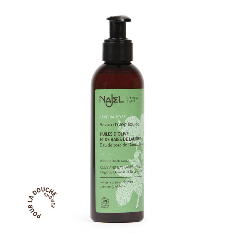 Najel - Aleppo Liquid Soap Rose - Luxurious Hydration for Skin 🌹💧