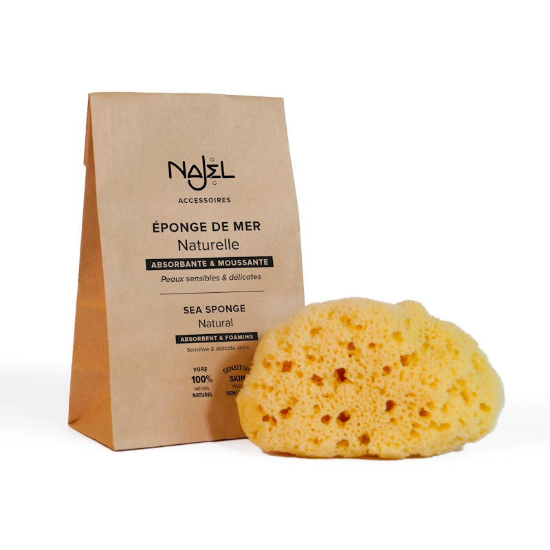Najel - Natural Sponge 9-10 cm - Soft & Eco-Friendly for Glowing Skin 🌿✨
