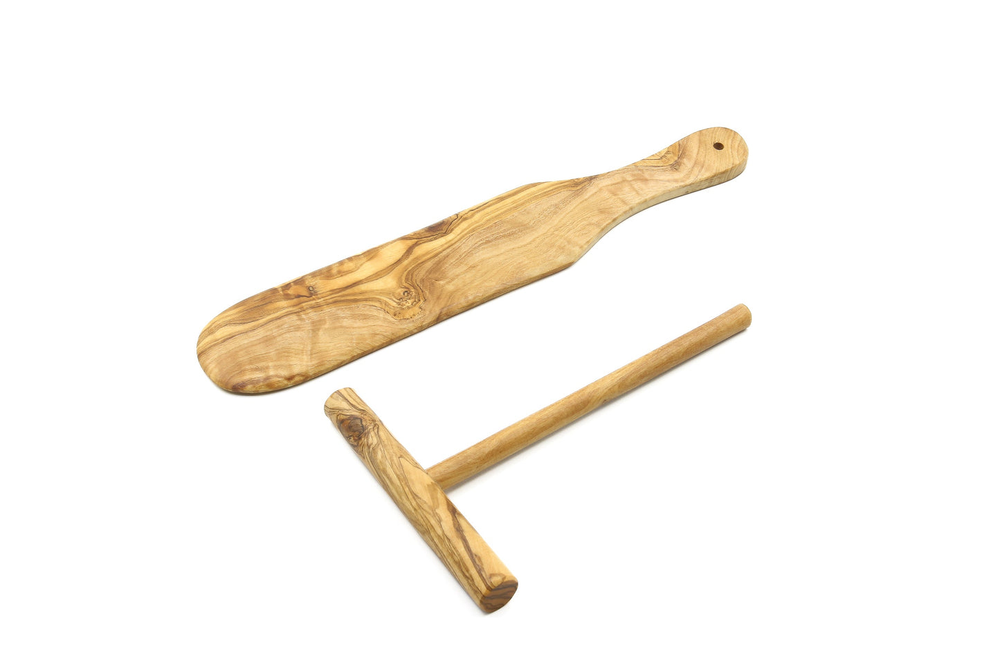 Olive wood crepe/pancake baking set - Basic set
