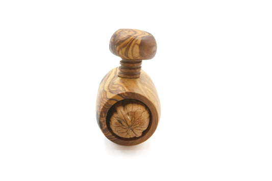 Olive wood nutcracker, screw nut cracker