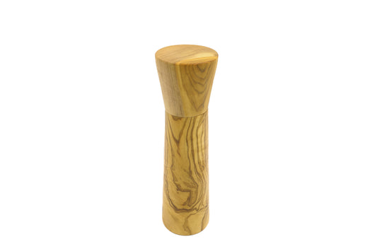 Olive wood salt and pepper mills, spices grinders, ceramic mechanism