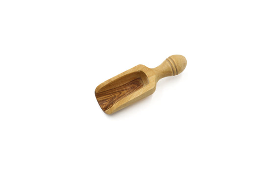 Olive wood scoops, measuring spoons