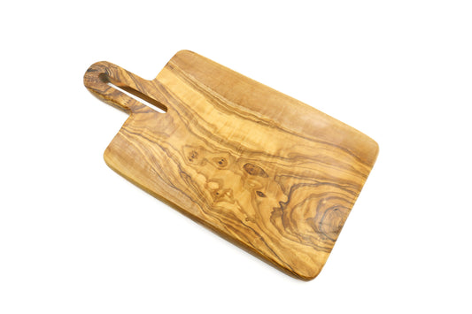 Stylish olive wood food presentation board