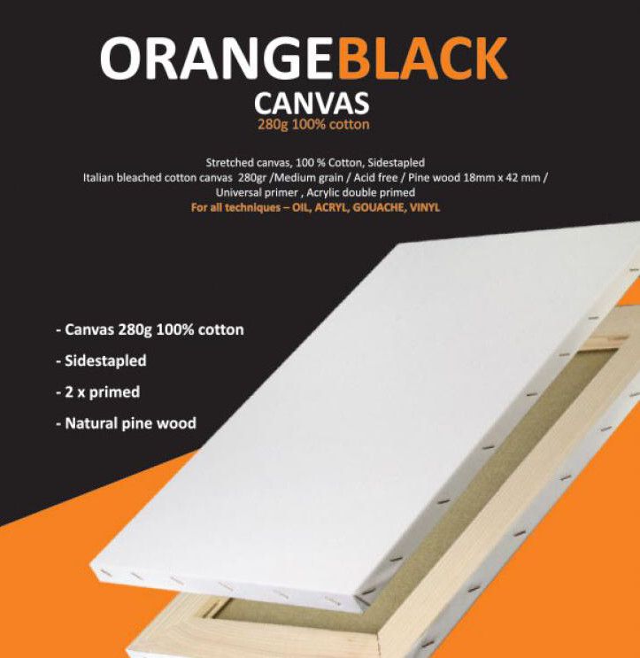 Canvars Orangeblack Leinwände