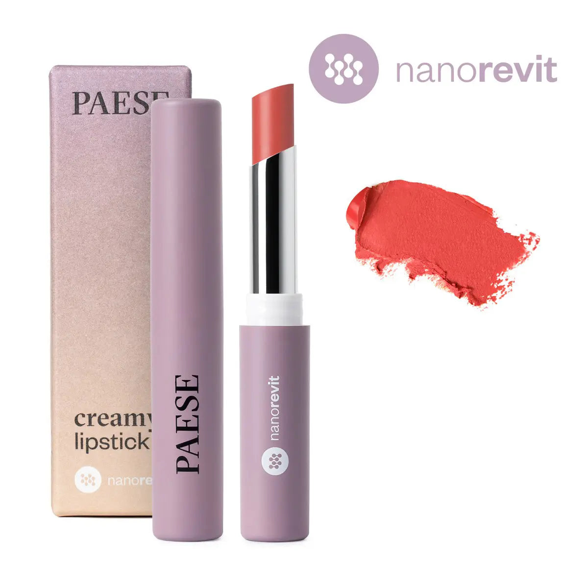 Nanorevit Creamy Lipstick - coral