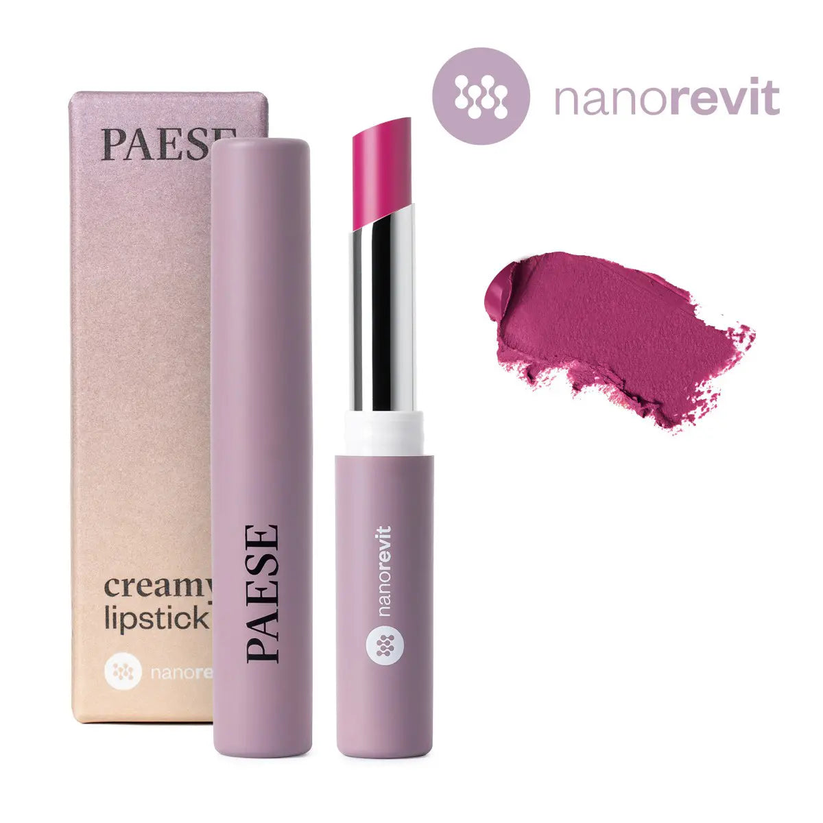 Nanorevit Creamy Lipstick - amaranth