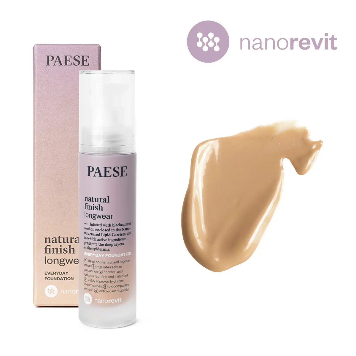 Nanorevit Natural Finish Longwear - warm beige