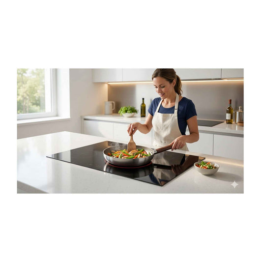 PFW24-Premium Bratpfanne Ø24 cm – Edelstahl Induktion Pfanne mit Antihaftbeschichtung