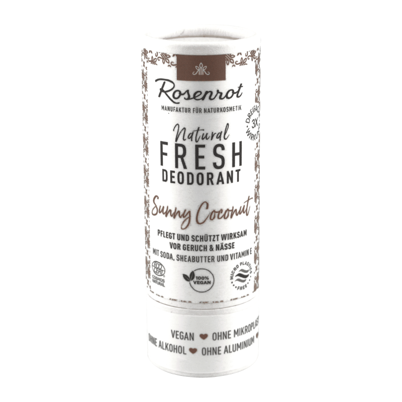 Rosenrot - Natural Fresh Deodorant Sunny Coconut - Long-lasting Freshness đđ„„
