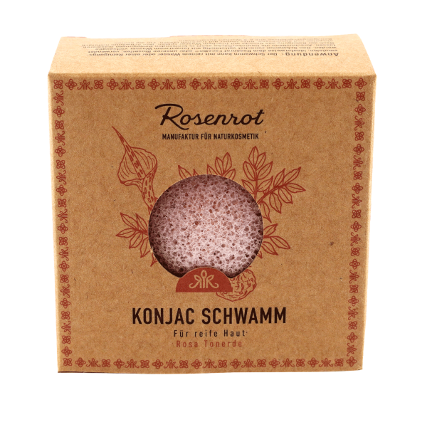 Rosenrot - Konjac Sponge - Revitalize Your Skin! 🌸💕