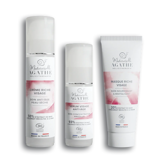 ROUTINE ANTI-AGE - Peau sèche - Mademoiselle Agathe