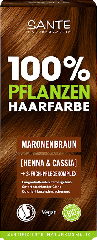 SANTE Pflanzenhaarfarbe 08 Maronenbraun