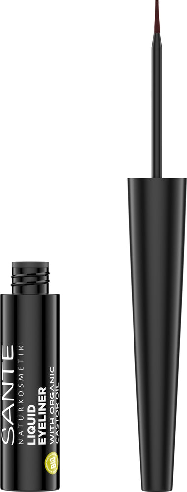 Sante - Liquid Eyeliner 02 Coffee - Bold Precision with Organic Castor Oil ✨