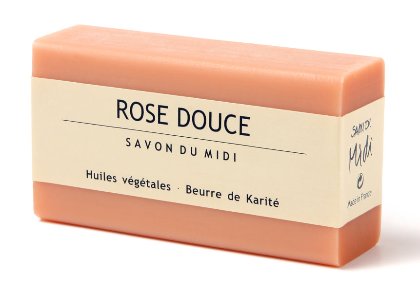 SAVON DU MIDI - Rose Douce Shea Butter Soap - Gentle Care 🌹🧼