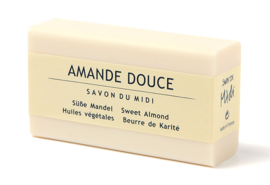 SAVON DU MIDI - Sweet Almond Shea Butter Soap - Luxurious Vegan Care 🌿✨