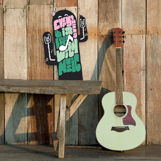 Securit® Wandkreidetafel Silhouette Kaktus, 28x48cm