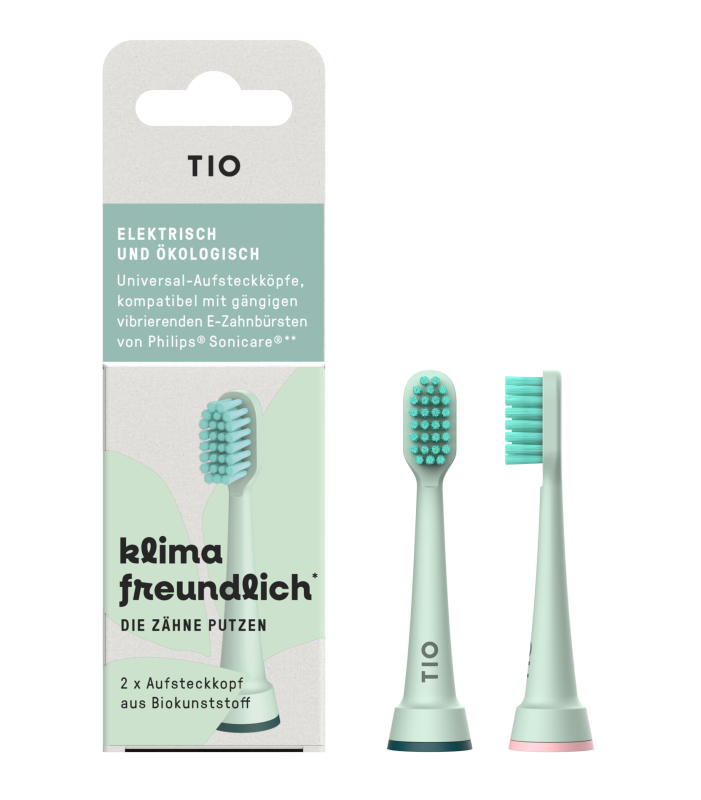 TIO - Sonic Brush Heads - Eco-Friendly Oral Care 🌿🌍