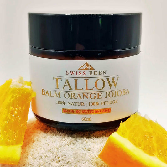 Schweizer Tallow Balm - Limitierte Pflege mit Orangenduft und Jojoba von Swiss Eden