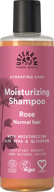 URTEKRAM - Rose Shampoo for Normal Hair - Hydration & Fresh Scent đšâ¨